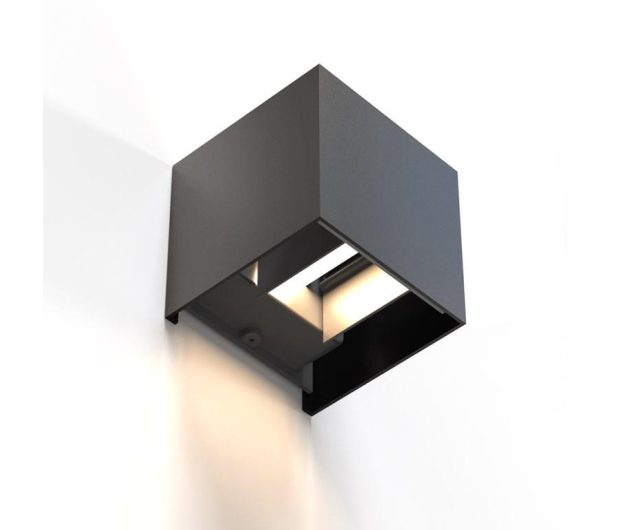 Hama kinkiet kwadratowy 10cm IP44 Wi-Fi czarny 176563 - 1374816 - zdjęcie